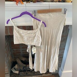 Altar'd State Cream Two-Piece Set